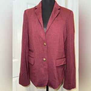J. Crew Dark Red Blazer